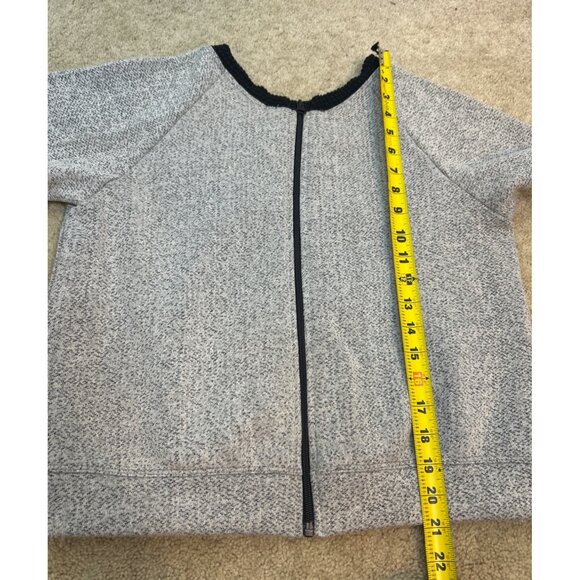 Koral Women's L Athleisure Luxury Performance Full Zip Sweater Jacket Cropped - Picture 9 of 9